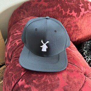 Black Dutch Bros Windmill Snapback Hat